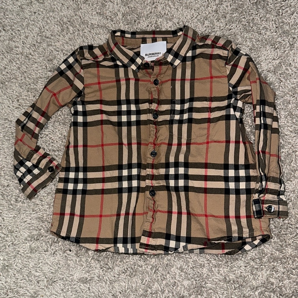 Burberry long sleeve shirt